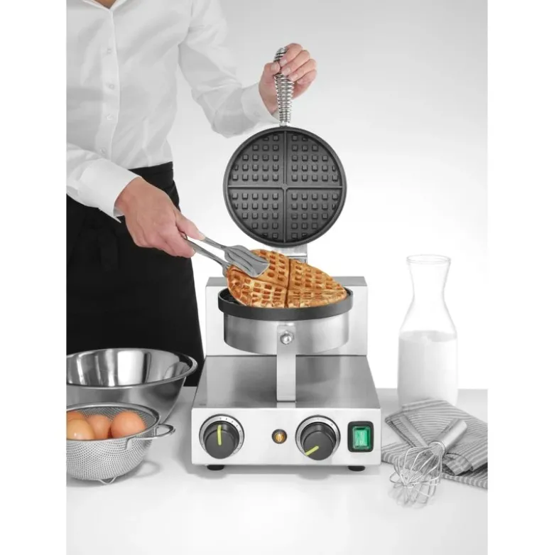 Vaffeljern rundt Ø190 mm 230V 1000W