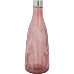 Vandflaske med låg glas 1L Bordeaux H28cm
