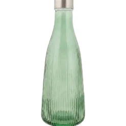 Vandflaske med låg glas 1L Mørkegrøn H28cm