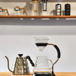V60 Arm Stand Glasdripper Sæt - Hario