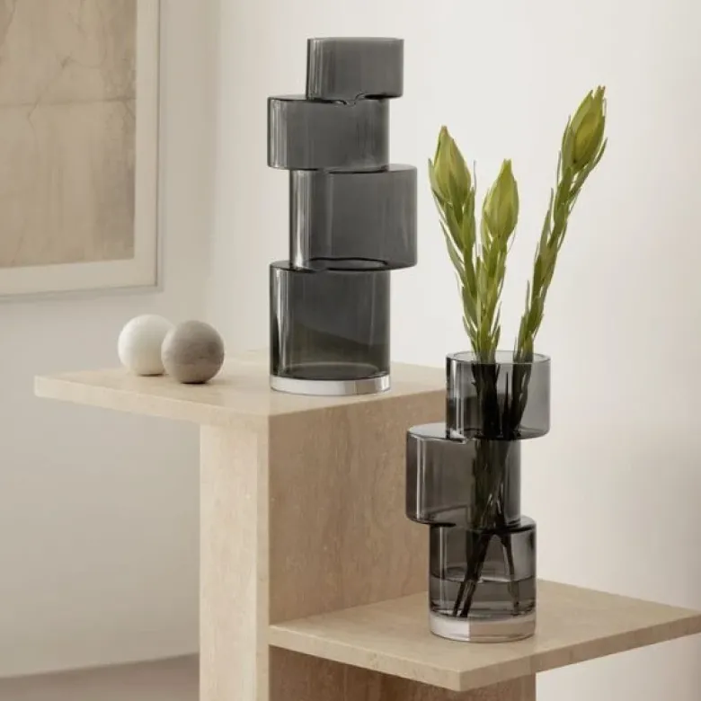 Vase Tier Skifergrå LSA 25,8x13,8x13,8cm