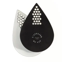 Verseur Aérateur Souple Silver & Black - vinskænker