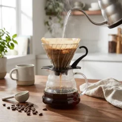V60 Glasdripper 01 / Sort - Hario