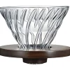 V60 Glasdripper Valnød - Hario