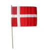 Vifteflag på pind 20X24 cm 2 stk.
