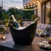 Vinkøler og Champagnekøler Mat Sort 8L
