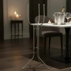 Vinkøle stander - Rustfrit stål