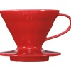 V60 Kaffedripper 01 Keramik / Rød - Hario