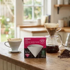 V60 Kaffefiltre - 01 - 100 stk i æske - Hvid
