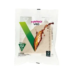 V60 Kaffefiltre - 02 - 100 stk - Ubleget