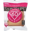 V60 Kaffefiltre - 01 - 100 stk - Ubleget