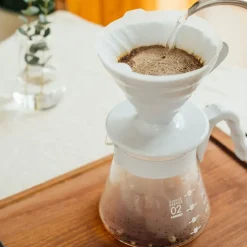 V60 Kaffeserver 02 sæt / Lys grå - Hario