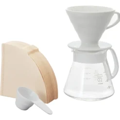 V60 Keramisk 02 Dripper Sæt - Hvid