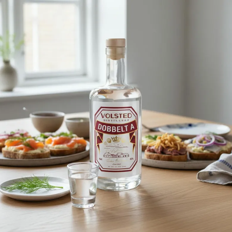 Volsted Dobbelt A Akvavit FL 70
