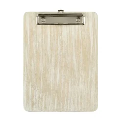 White Wash Wooden Menu Clipboard A5 18,5x24,5x0,6 cm