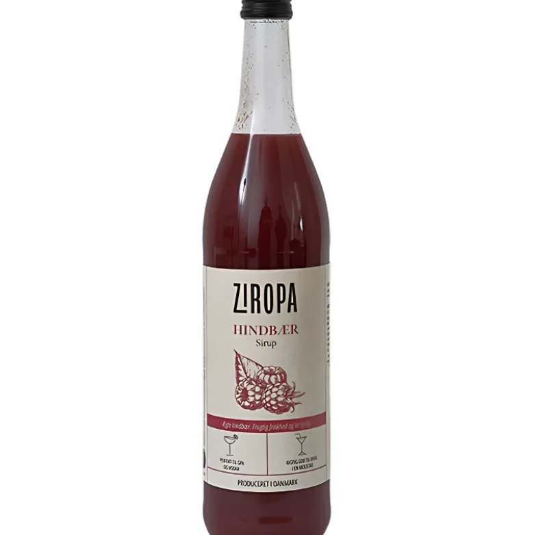 Ziropa Dansk Hindbær Sirup 70 cl